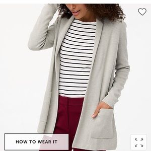 J Crew Chelsea Sweater Blazer